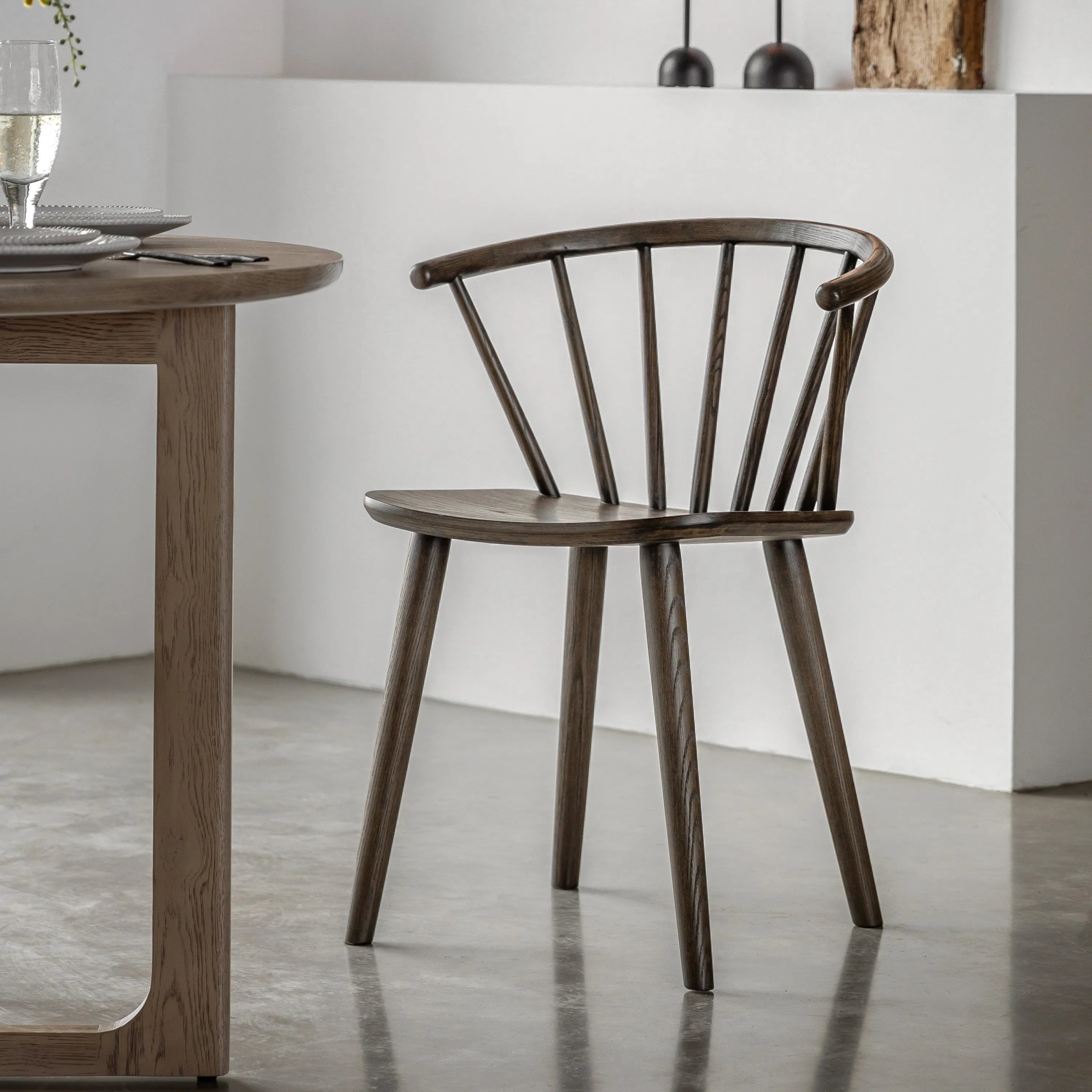Gallery Direct Craft Pair of Dining Chairs in Mocha