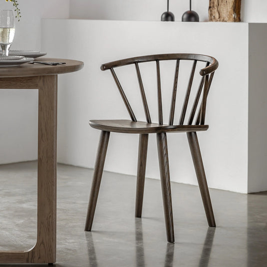 Gallery Direct Craft Pair of Dining Chairs in Mocha