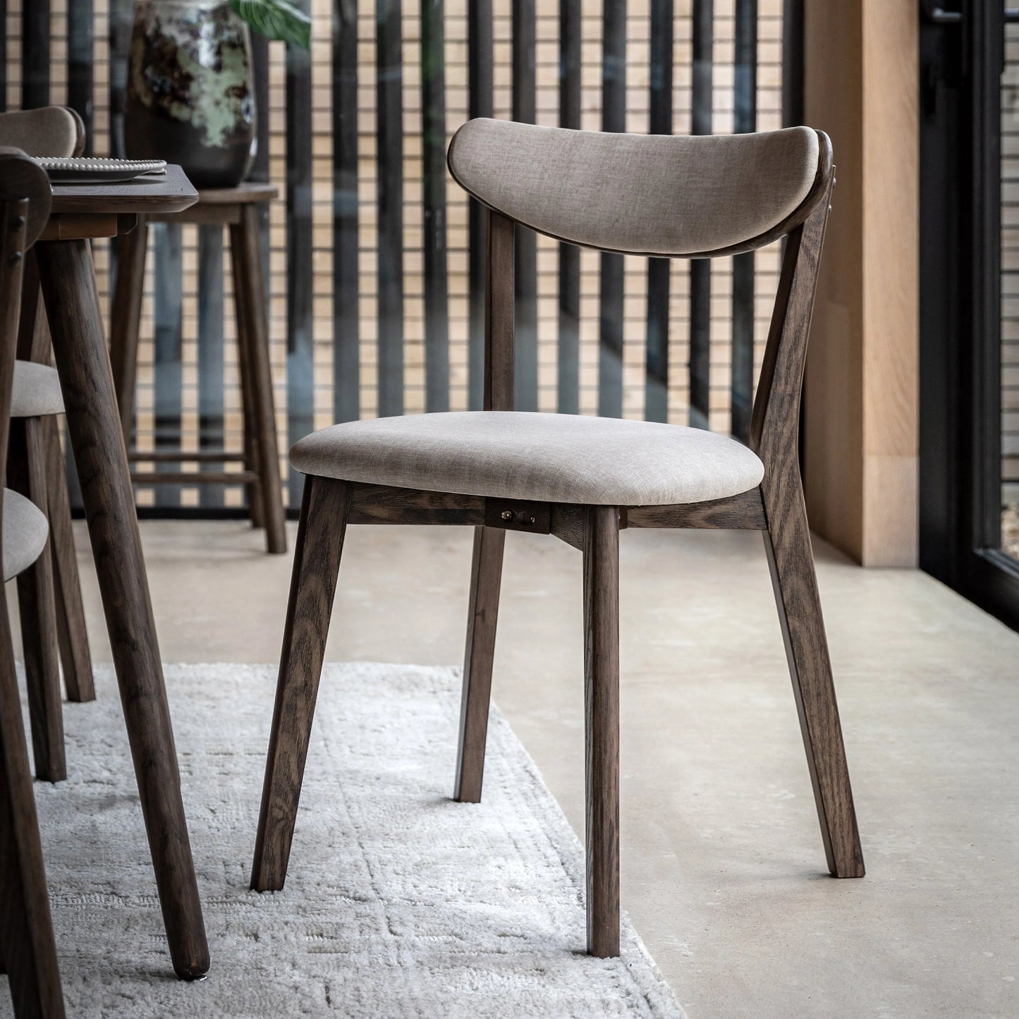 Gallery Direct Hatfield Pair of Dining Chairs Smoked