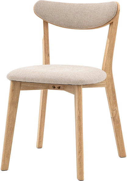 Gallery Direct Hatfield Pair of Dining Chairs Natural