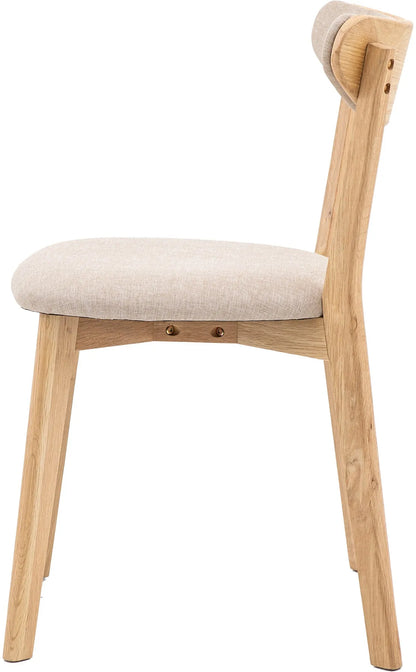 Gallery Direct Hatfield Pair of Dining Chairs Natural