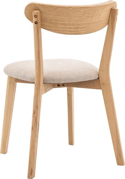 Gallery Direct Hatfield Pair of Dining Chairs Natural