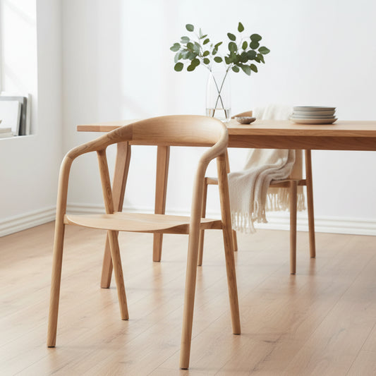 Gallery Direct Madrid Pair of Dining Chairs in Oak