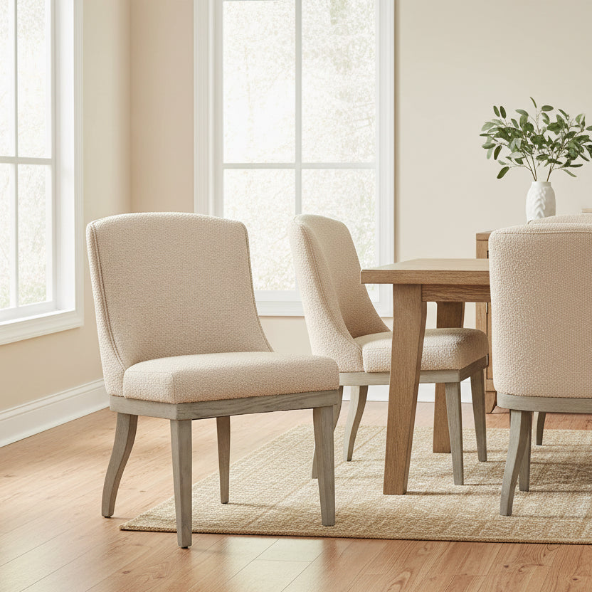 Gallery Direct Pair of Kelvedon Dining Chairs in Natural