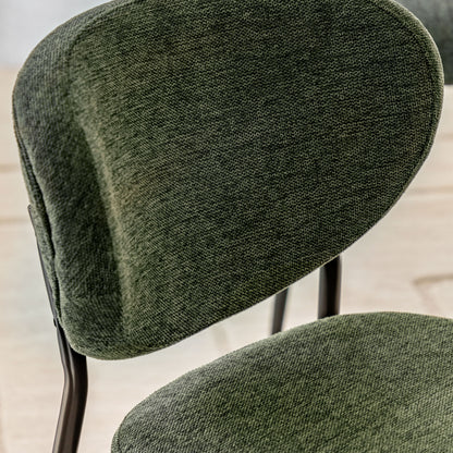 Gallery Direct Oppo Pair of Dining Chairs in Green