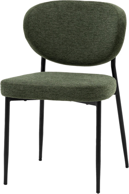 Gallery Direct Oppo Pair of Dining Chairs in Green
