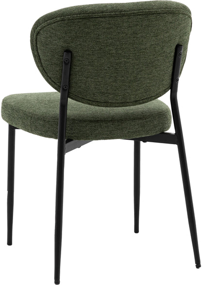 Gallery Direct Oppo Pair of Dining Chairs in Green