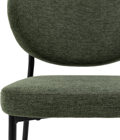 Gallery Direct Oppo Pair of Dining Chairs in Green