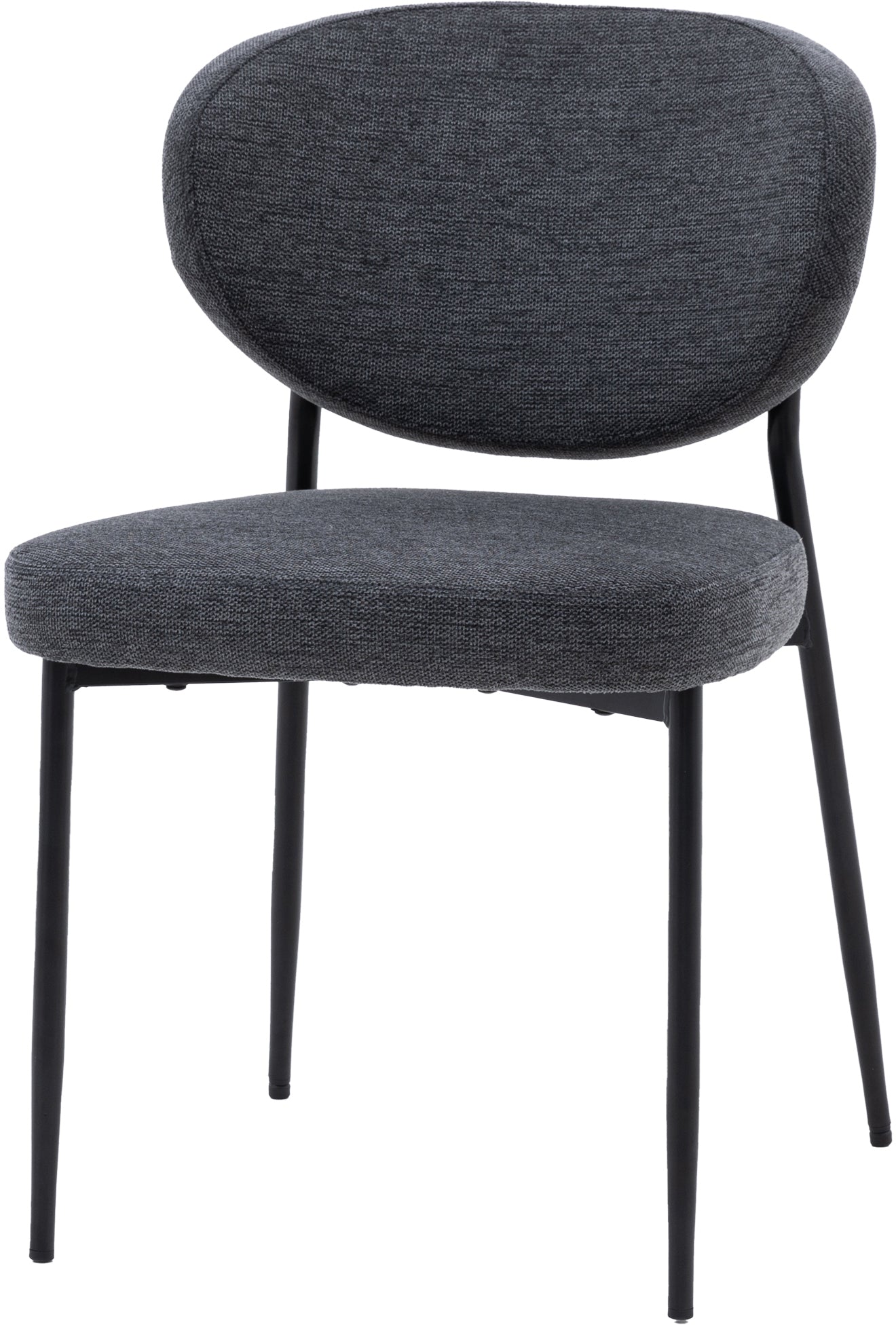 Gallery Direct Oppo Pair of Dining Chairs in Charcoal