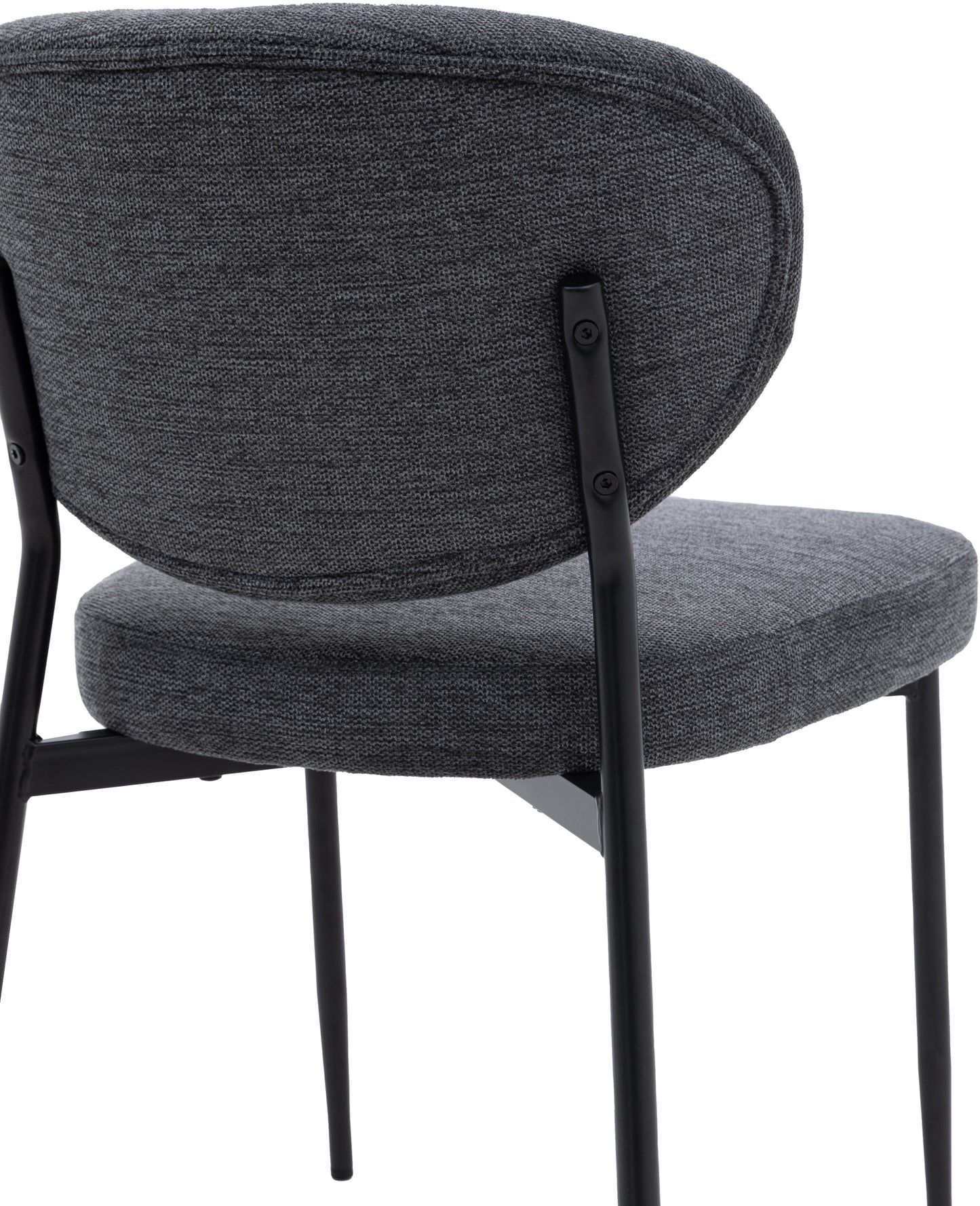 Gallery Direct Oppo Pair of Dining Chairs in Charcoal