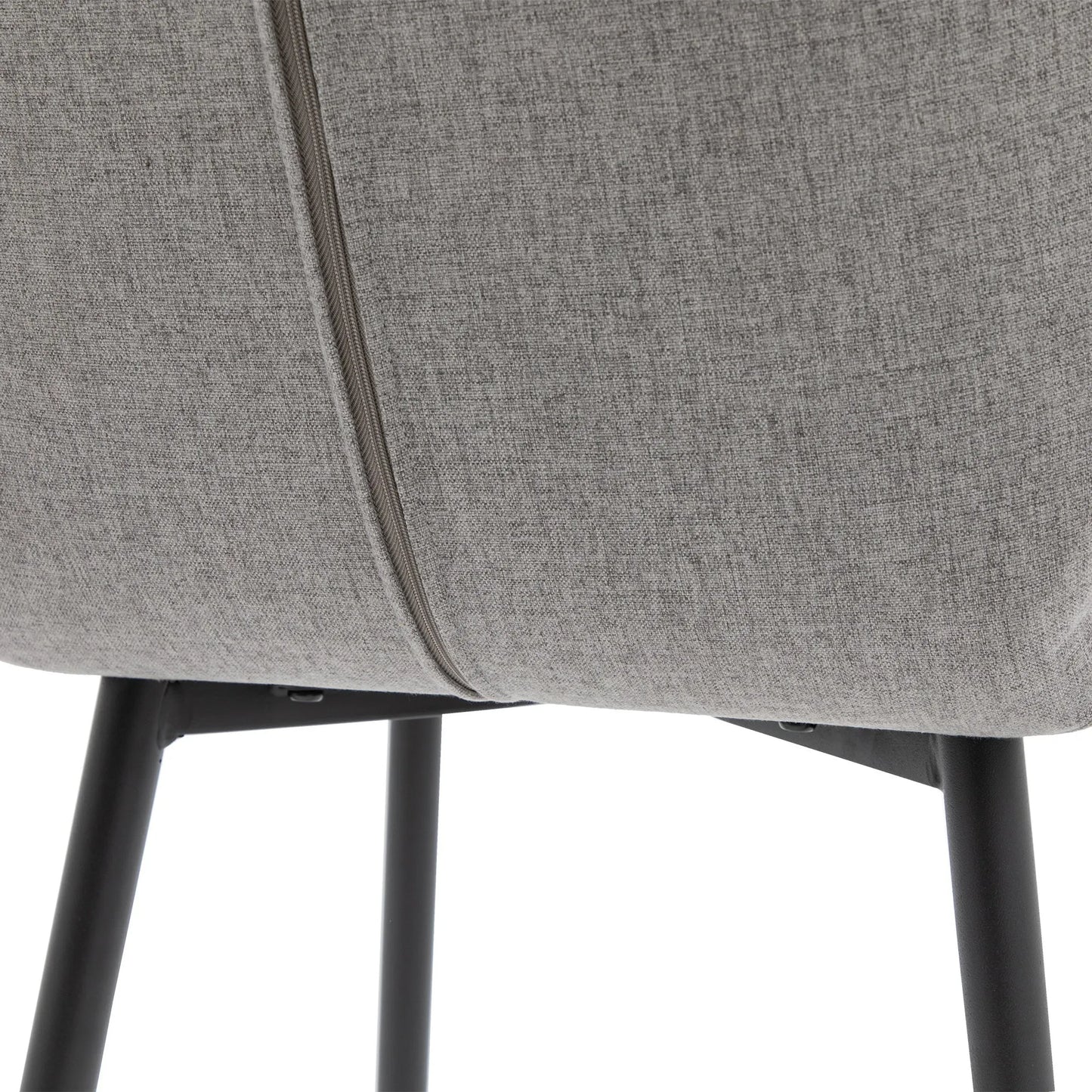 Gallery Direct Pair of Manford Dining Chairs in Light Grey