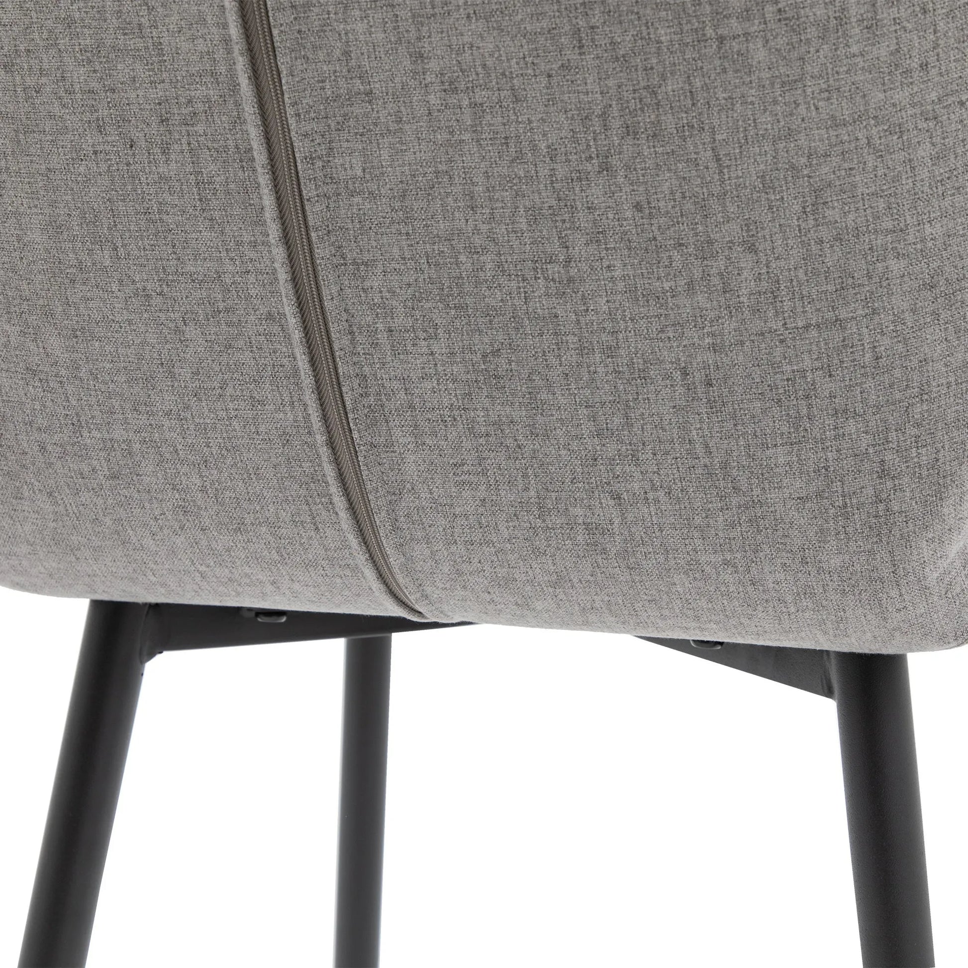 Gallery Direct Pair of Manford Dining Chairs in Light Grey