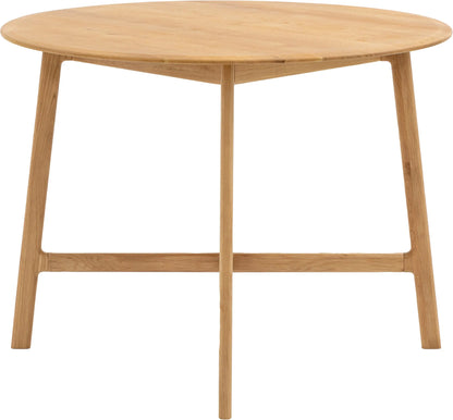Gallery Direct Madrid Round Dining Table in Oak