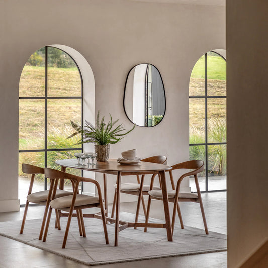 Gallery Direct Madrid Oval Dining Table in Walnut