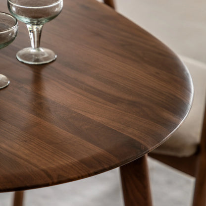 Gallery Direct Madrid Oval Dining Table in Walnut