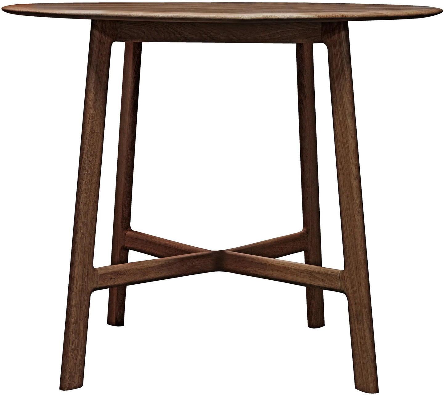 Gallery Direct Madrid Round Dining Table in Walnut