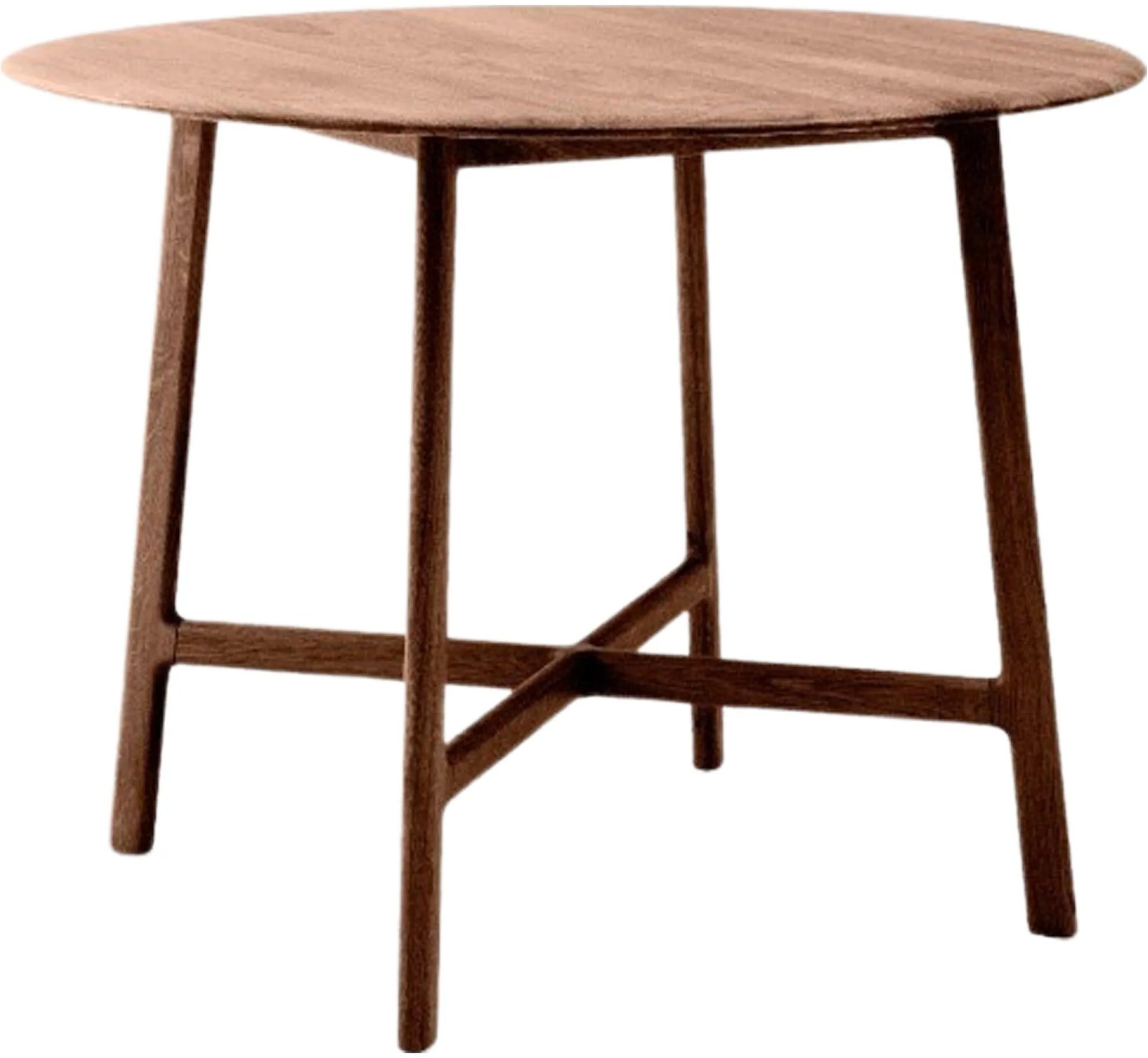 Gallery Direct Madrid Round Dining Table in Walnut