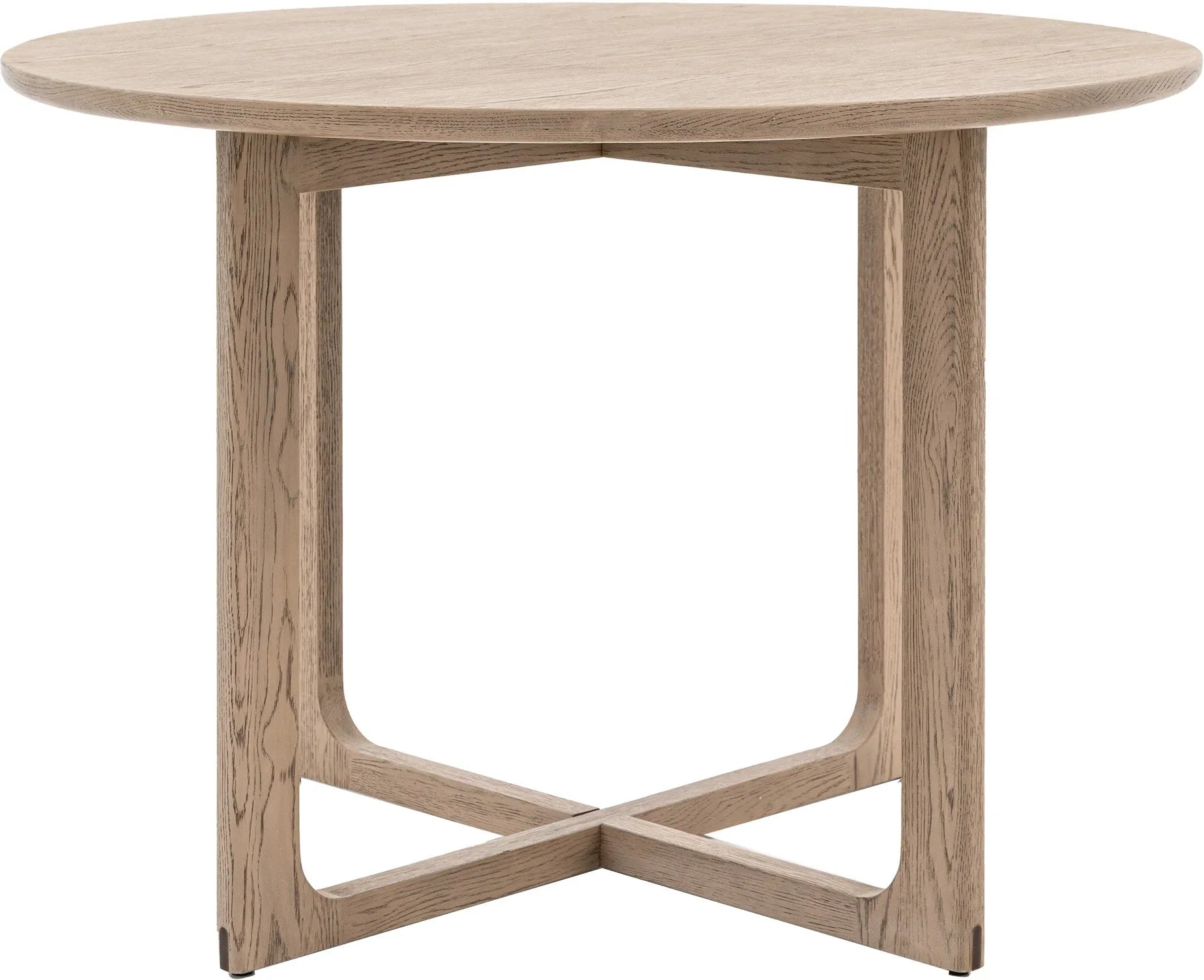 Gallery Direct Craft Round Dining Table Smoked