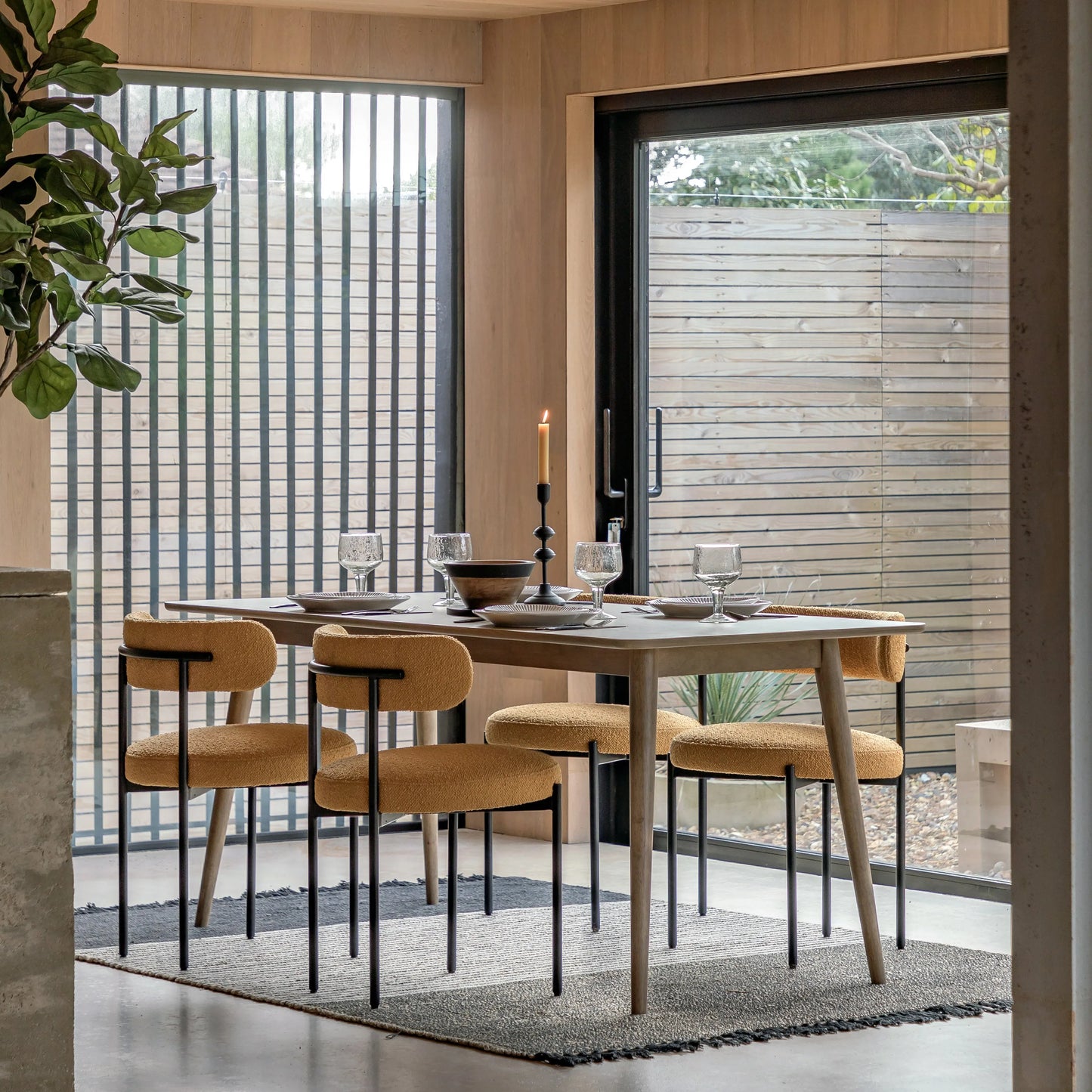 Gallery Direct Panelled Dining Table