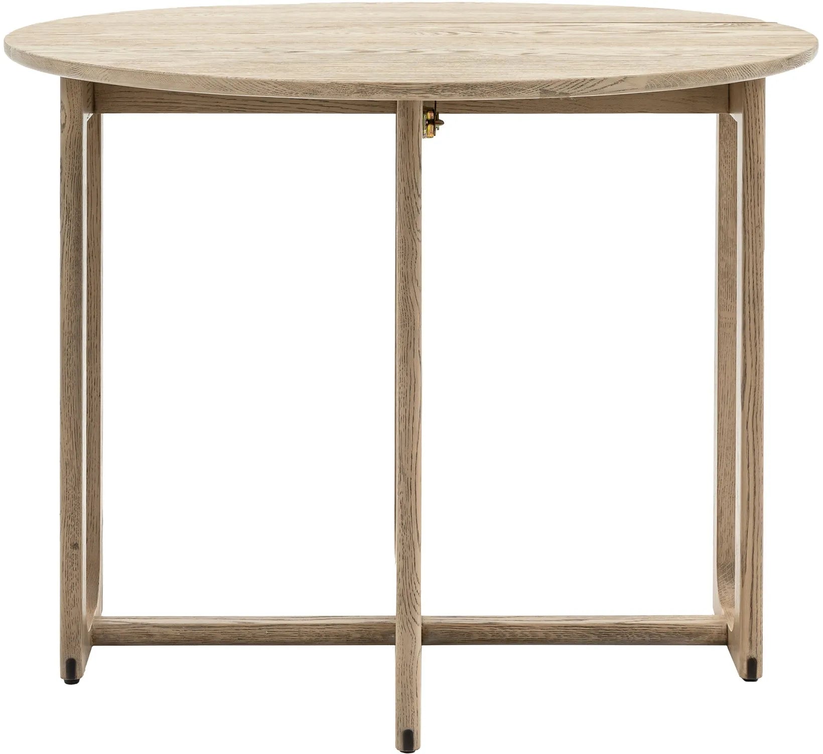 Gallery Direct Craft Folding Dining Table Smoked
