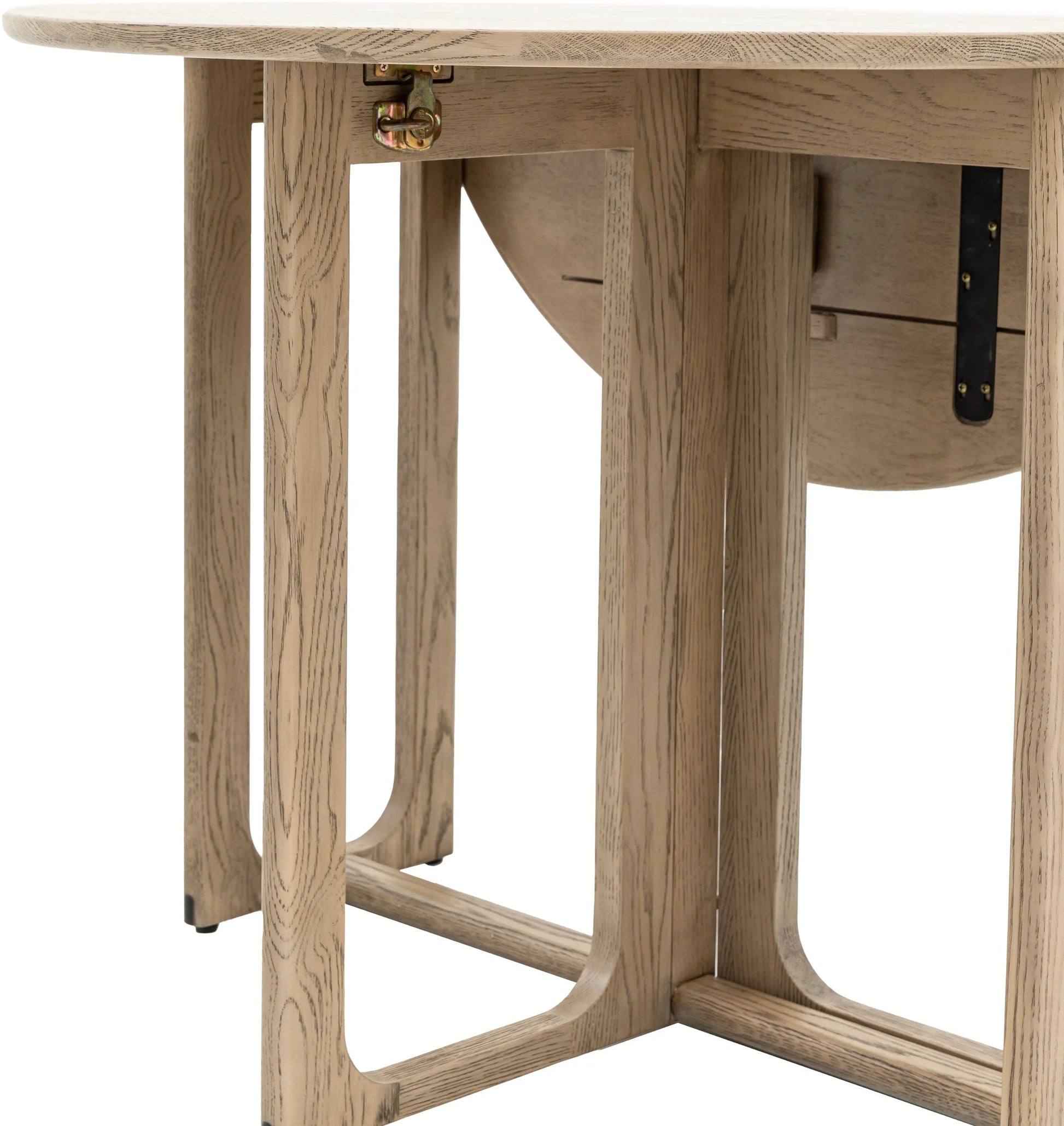 Gallery Direct Craft Folding Dining Table Smoked