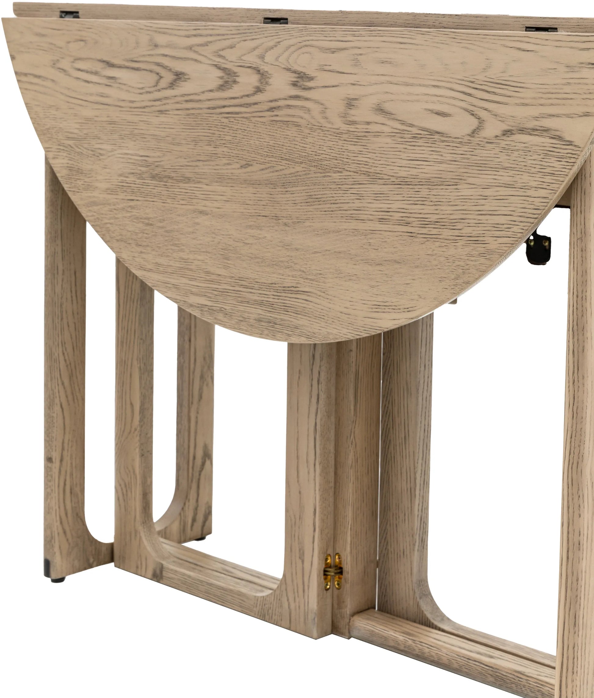 Gallery Direct Craft Folding Dining Table Smoked