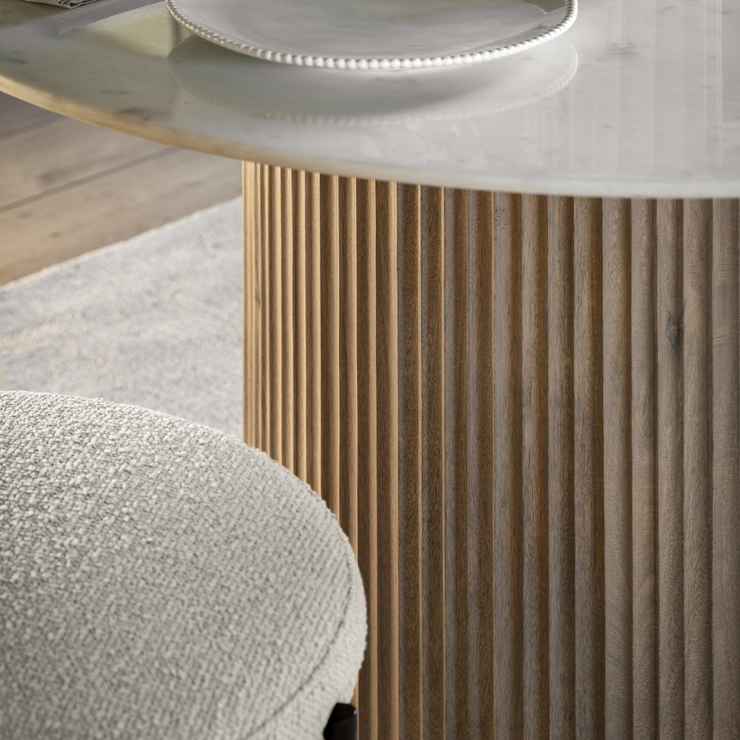 Gallery Direct Marmo Round Dining Table