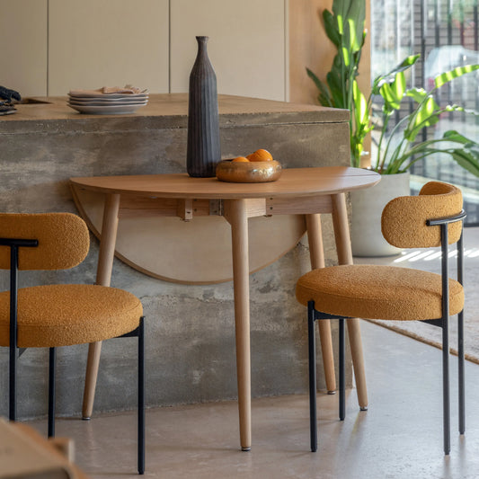 Gallery Direct Hatfield Folding Dining Table Natural