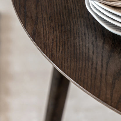 Gallery Direct Hatfield Folding Dining Table Smoked