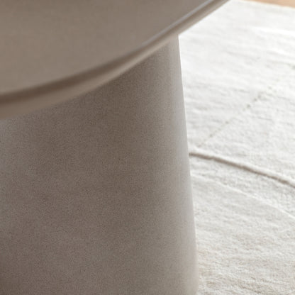 Gallery Direct Pedra Oval Dining Table in Linen