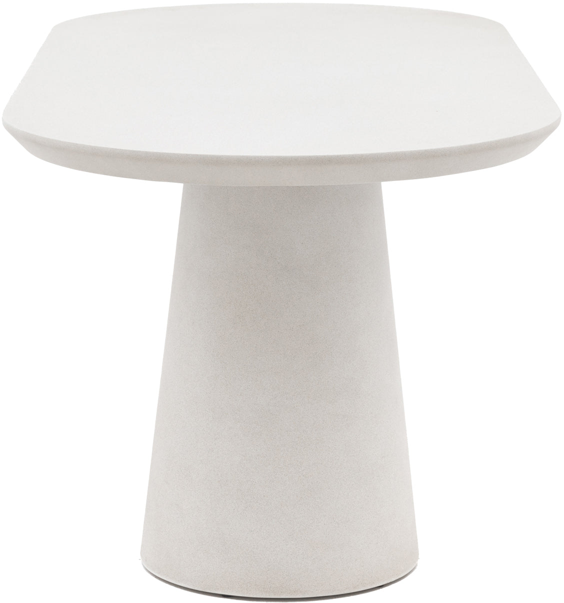 Gallery Direct Pedra Oval Dining Table in Linen