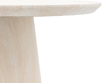 Gallery Direct Pedra Oval Dining Table in Travertine