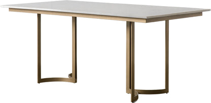 Gallery Direct Everton Dining Table in Gold