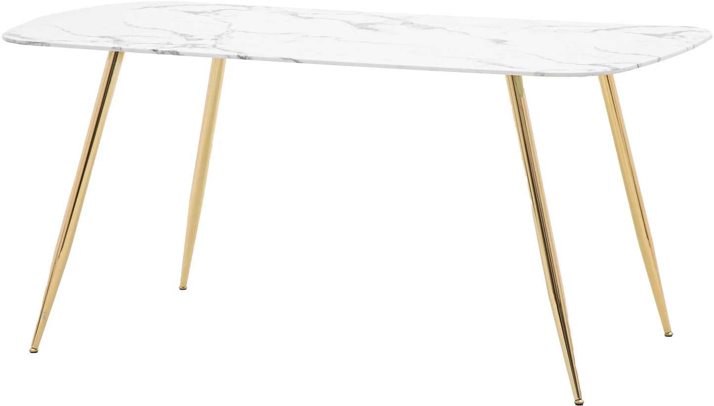 Gallery Direct Evans Dining Table White Effect