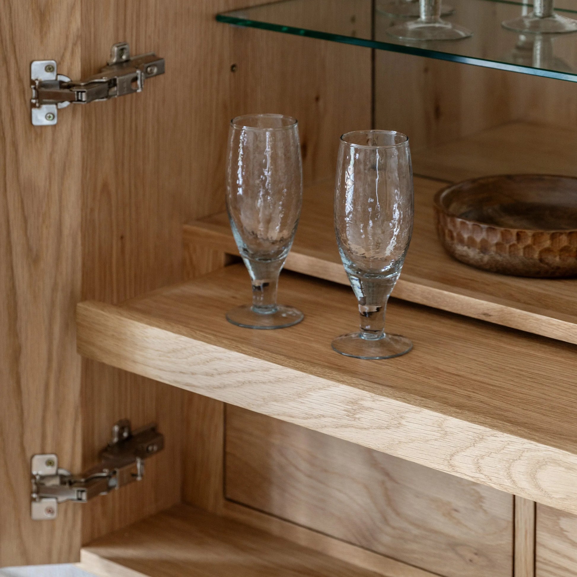 Gallery Direct Craft Cocktail Cabinet in Natural