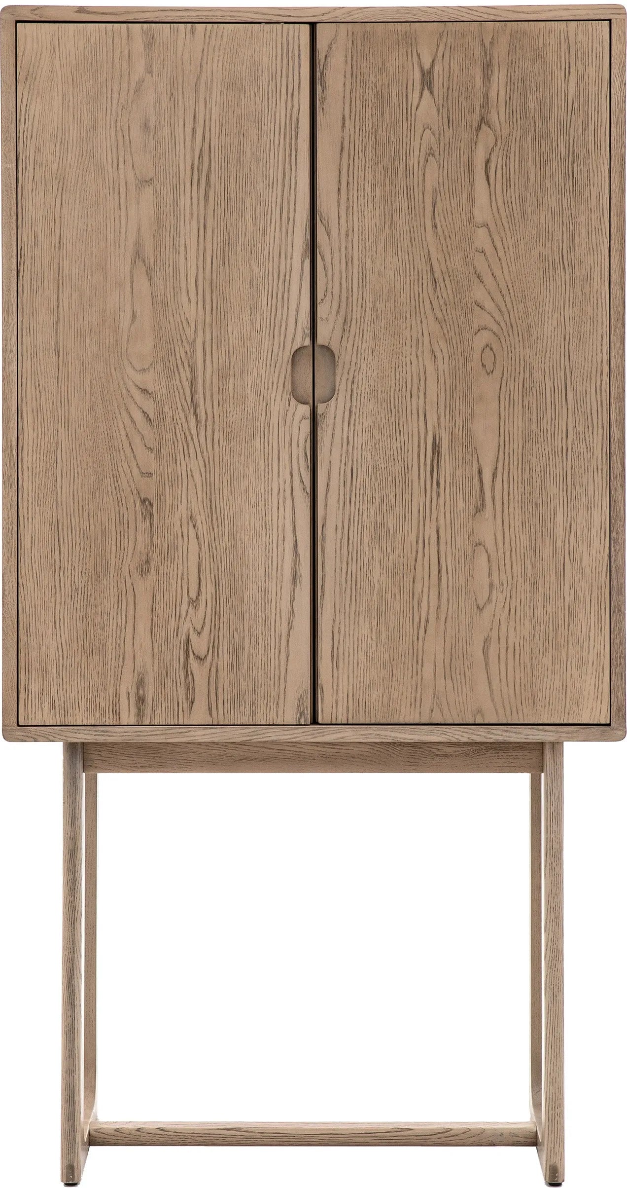 Gallery Direct Craft Cocktail Cabinet Smoked