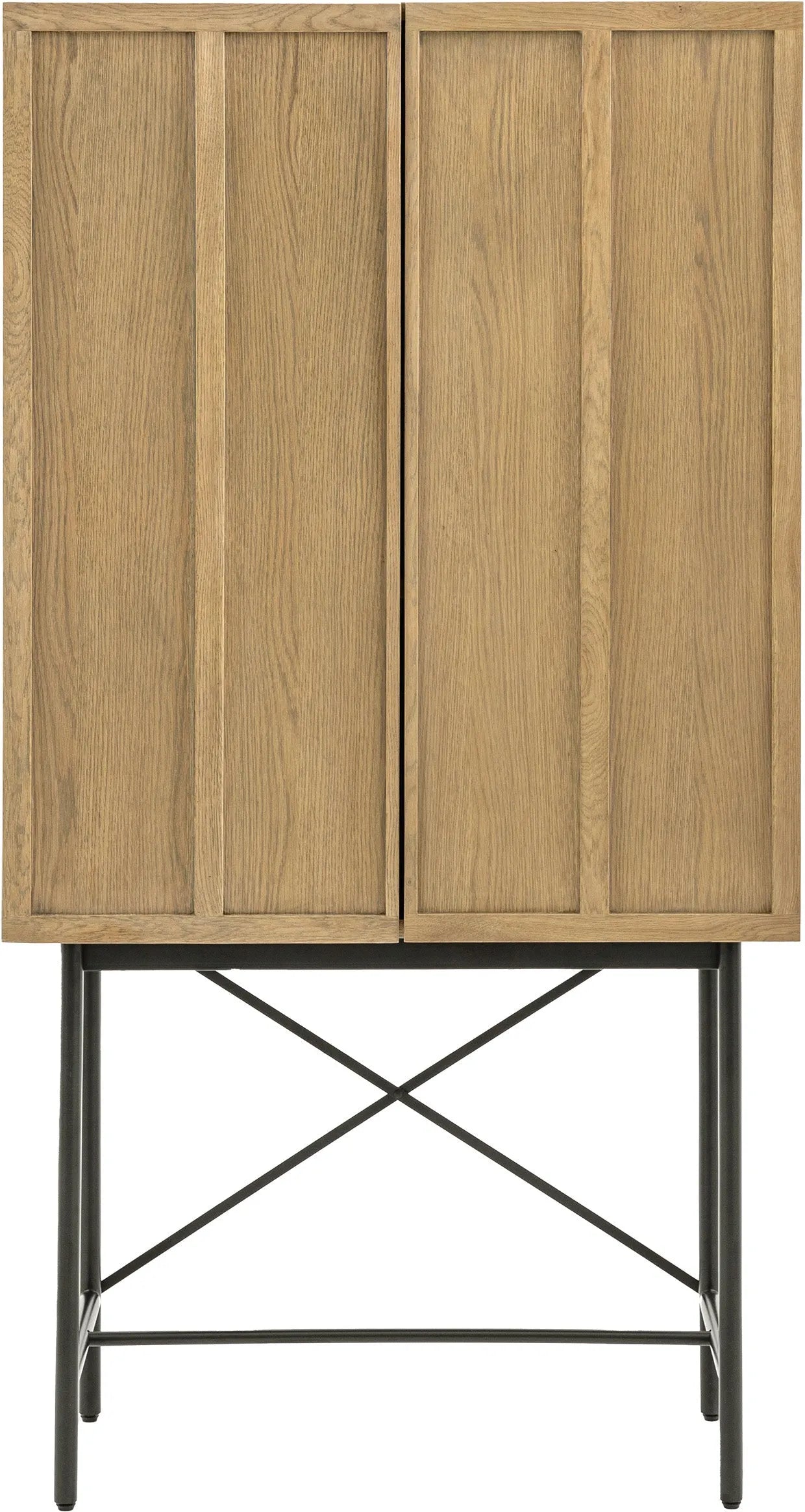 Gallery Direct Panelled 2 Door Cocktail Cabinet