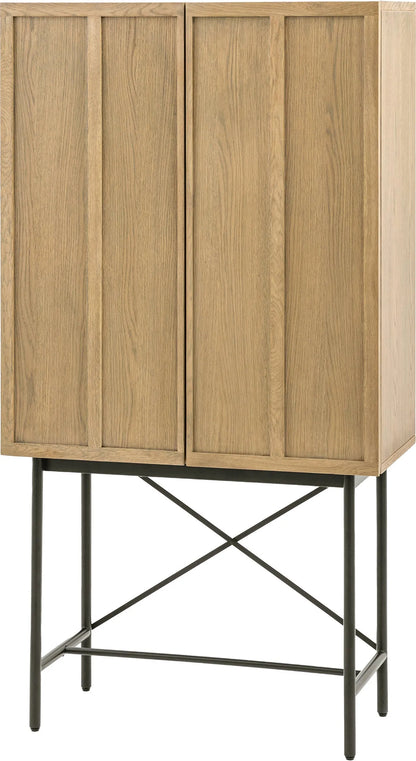 Gallery Direct Panelled 2 Door Cocktail Cabinet