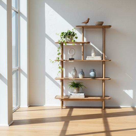 Gallery Direct Kingham Open Display Unit in Grey