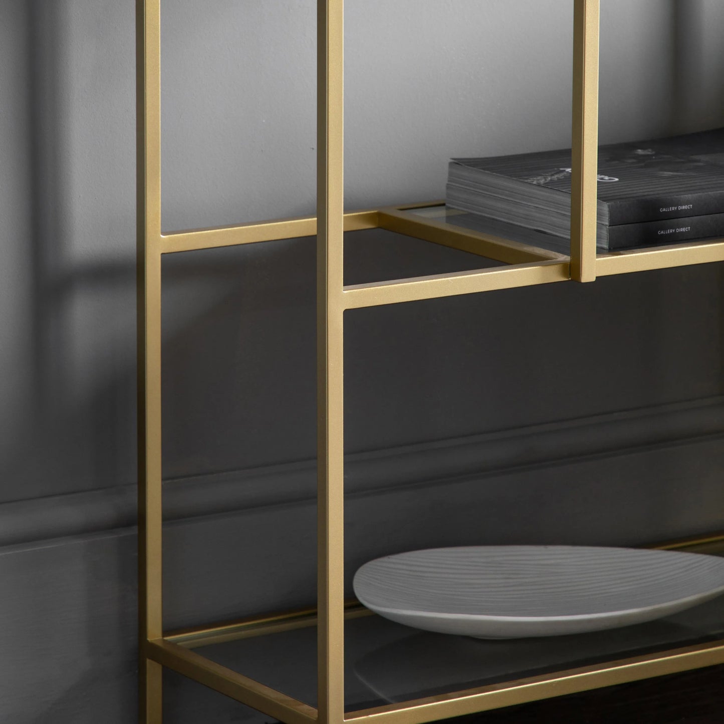 Gallery Direct Rothbury Display Unit Champagne
