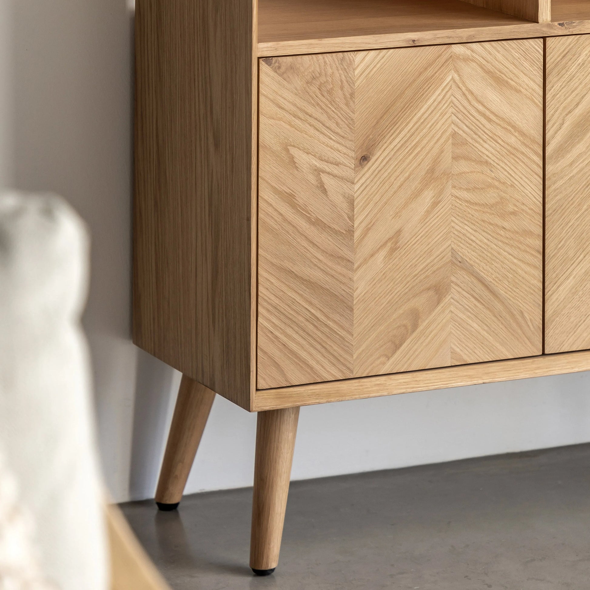 Gallery Direct Milano 2 Door Open Display Unit