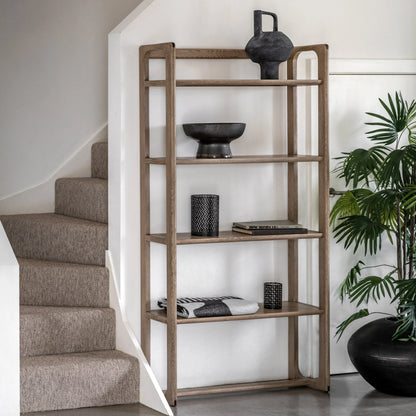 Gallery Direct Craft Tall Open Display Smoked