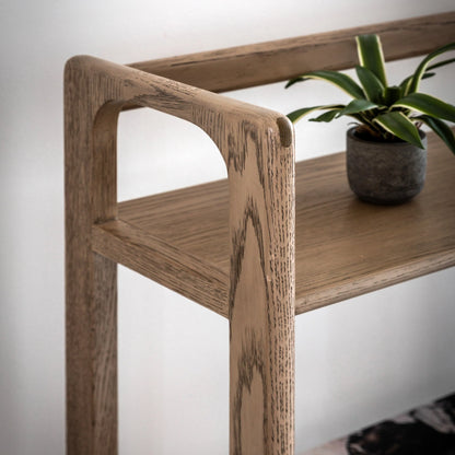 Gallery Direct Craft Low Open Display Smoked