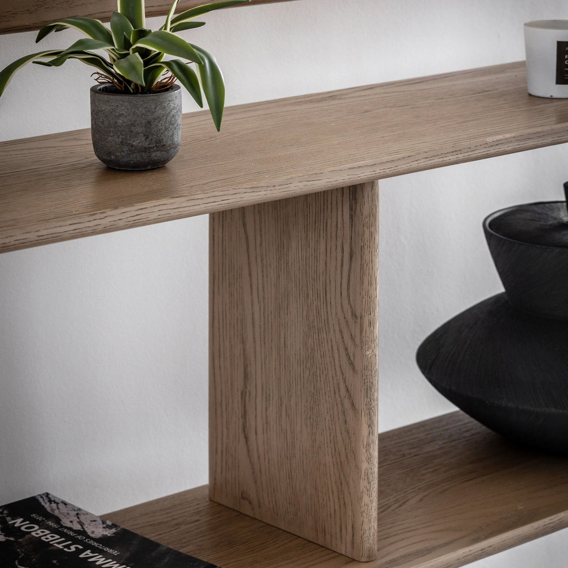 Gallery Direct Craft Low Open Display Smoked