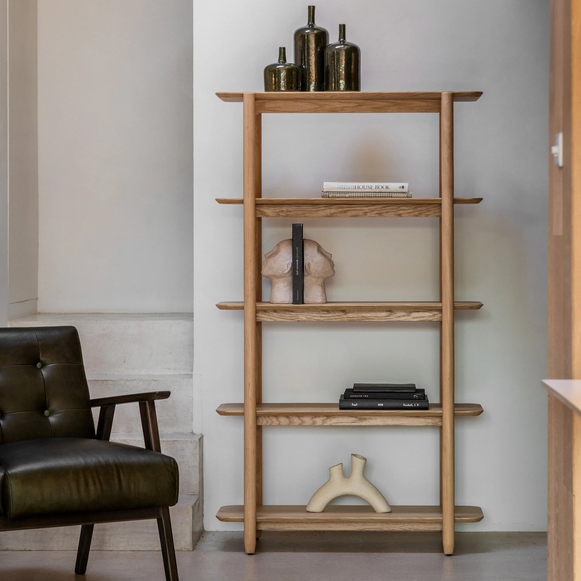 Gallery Direct Hatfield Tall Open Display Natural