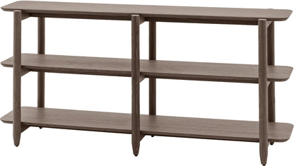 Gallery Direct Hatfield Wide Open Display Smoked