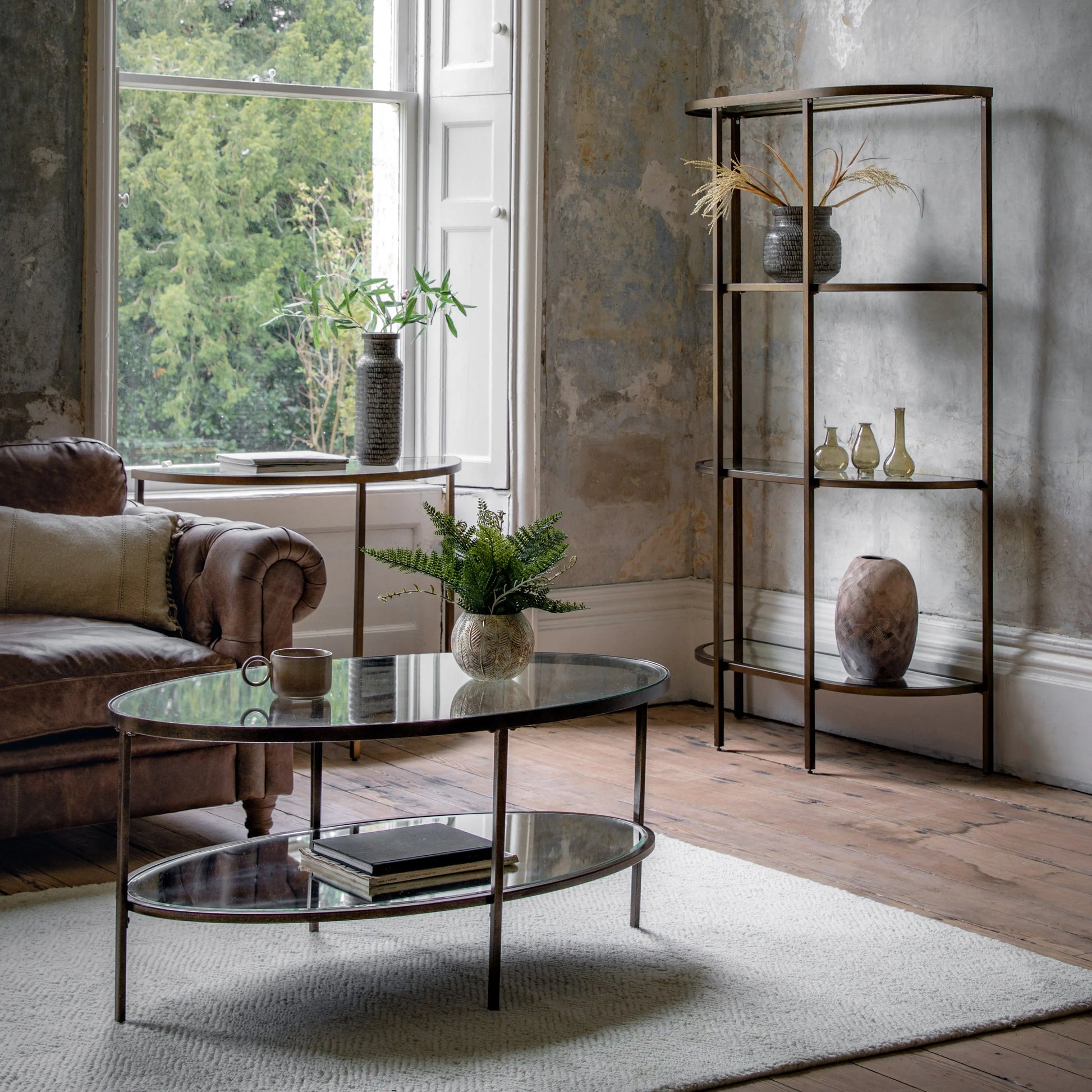 Gallery Direct Hudson Display Unit Bronze