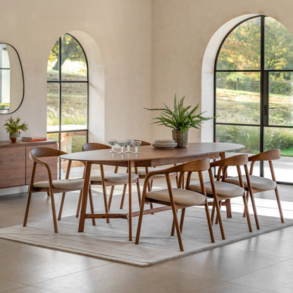 Gallery Direct Madrid Extending Dining Table in Walnut