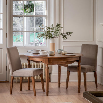 Gallery Direct Highgrove Extending Round Dining Table