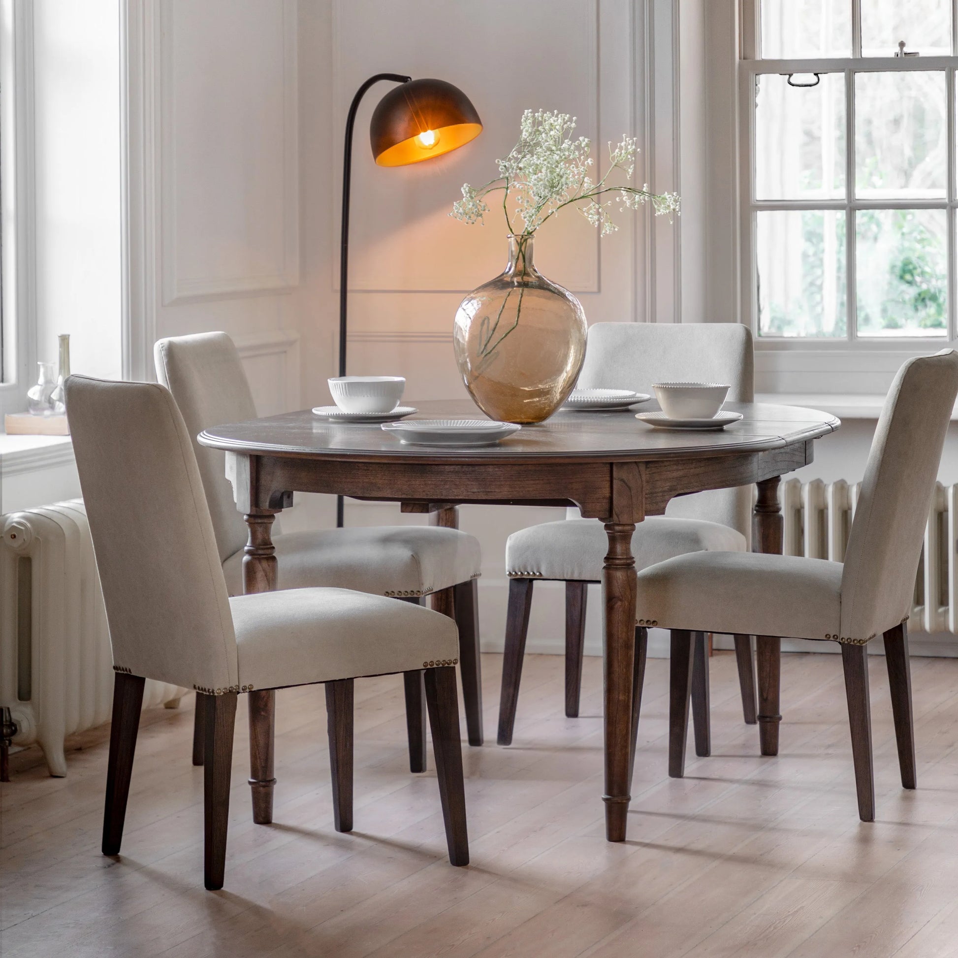 Gallery Direct Madison Extending Round Dining Table